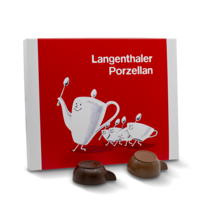 Langenthaler Schokolade «Porzellan», 8-er