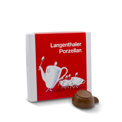 Langenthaler Schokolade «Porzellan», 4-er